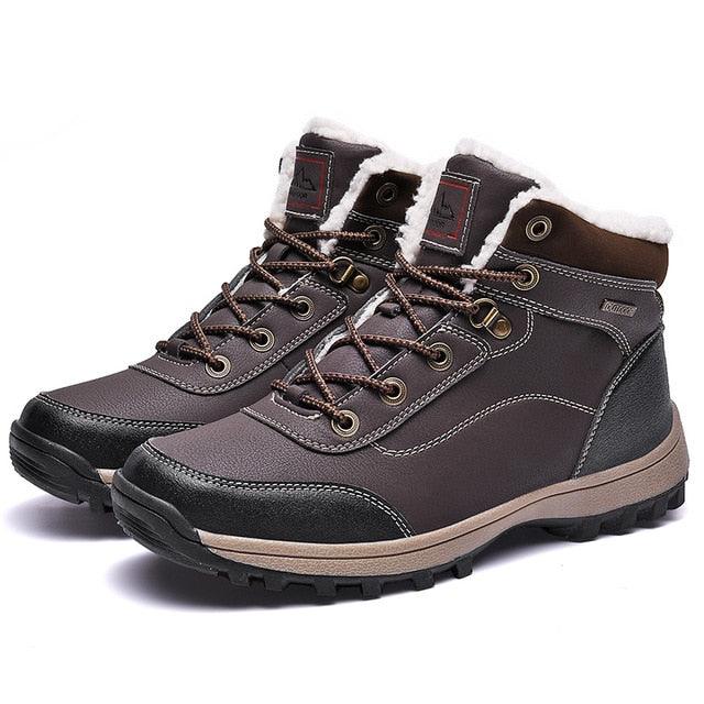Women's Boots - New Warm Winter Plush Ankle Waterproof Booties - Pu Leather Boots (BB1)(BB5)