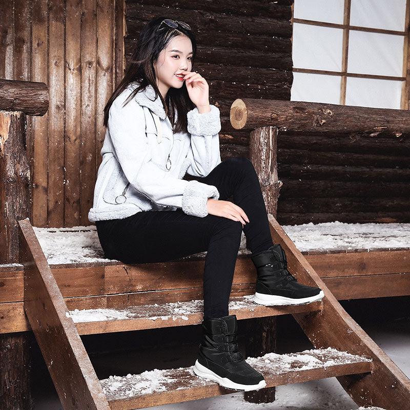 Comfortable Women Boots - Winter Snow Boot - Upper Non Slip Quality Plush Boots (BB1)(BB5)(F38)(F107)