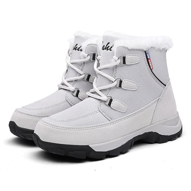 Great Women Winter Boots - Fashion Waterproof - Hot Warm Plush Shoes (BB1)(BB5)