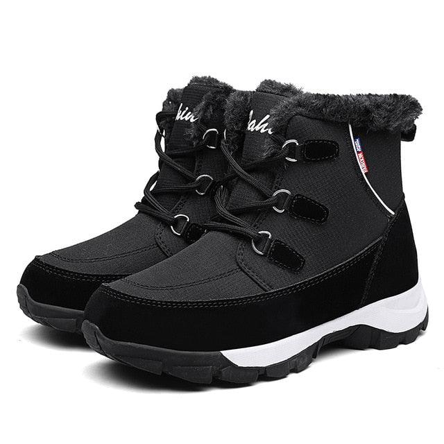 Great Women Winter Boots - Fashion Waterproof - Hot Warm Plush Shoes (BB1)(BB5)