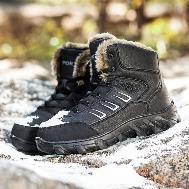 Women's Ankle High Quality PU Rubber Bottom Winter Boots - Waterproof Size 43 (BB1)(BB5)