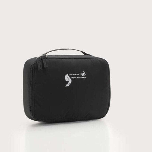 Makeup Bag - Lipstick Organizer Case - Women Bags Large Waterproof Travel Toiletry Beauty Kit Bag (1U79)
