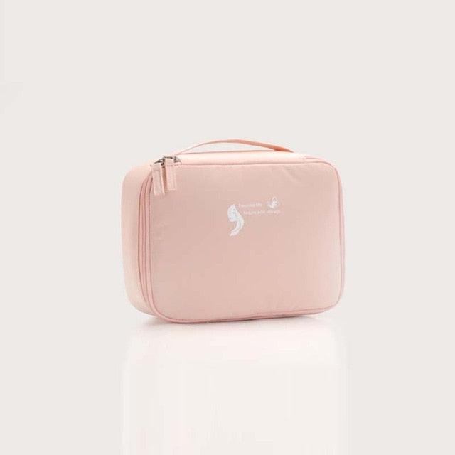 Makeup Bag - Lipstick Organizer Case - Women Bags Large Waterproof Travel Toiletry Beauty Kit Bag (1U79)