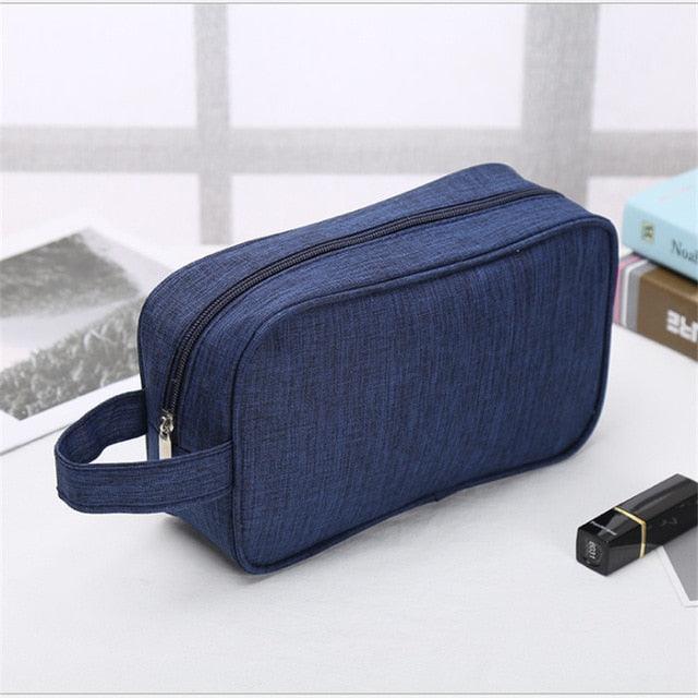 Women Men Polyester Cosmetic Bag - Gadget Organizer Cable Storage Bag - Travel Waterproof Makeup Bag (1U79)