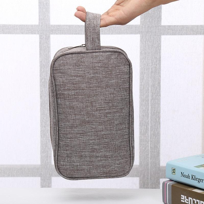 Women Men Polyester Cosmetic Bag - Gadget Organizer Cable Storage Bag - Travel Waterproof Makeup Bag (1U79)