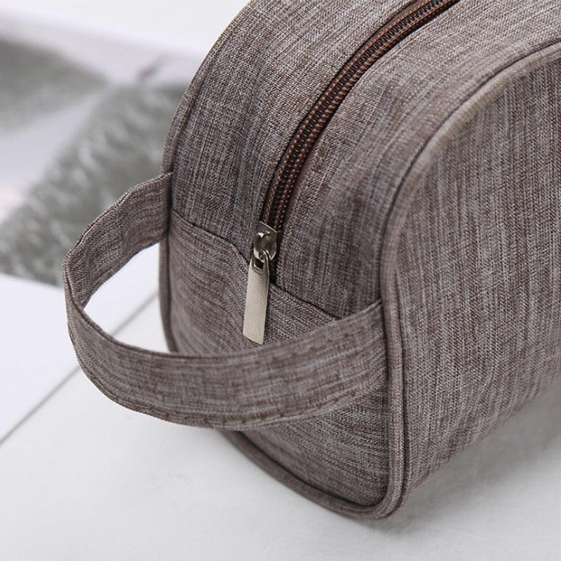 Women Men Polyester Cosmetic Bag - Gadget Organizer Cable Storage Bag - Travel Waterproof Makeup Bag (1U79)