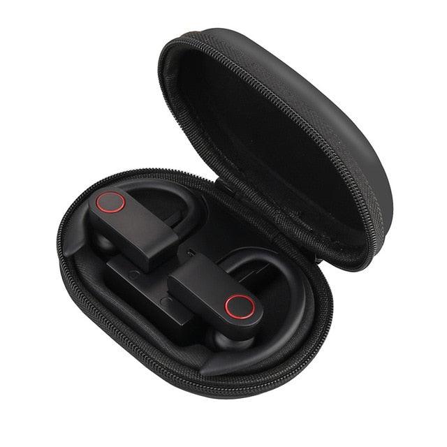 TWS 5.0 Bluetooth 9D Stereo Earphones Wireless Earphones CVC Noise Reduction Waterproof Headphone Sport Earbuds with Dual Mic(AH1)((RS8)(F49)