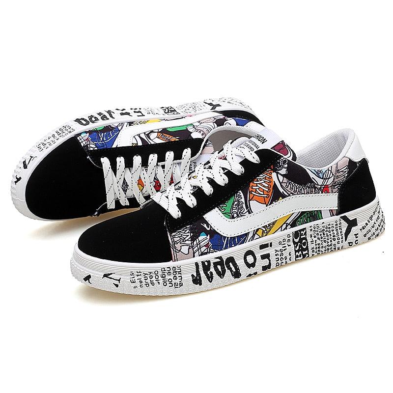 Summer Trending Women Sneakers - Casual Lovers Printing Fashion Flats Shoes (BWS7)(CD)(F41)(F36)(F42)