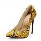 Amazing 7 Color Women Pumps Sexy Snake Print High Heels Shoes - Spring Party Footwear (SH1)(CD)(WO3)(F37)(F36)(F42)