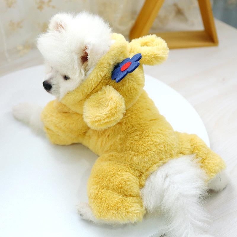 Thicken Warm Pet Dog Clothes Winter Dog Jumpsuit Coat Jacket - Puppy Outfits (W5)(F69)