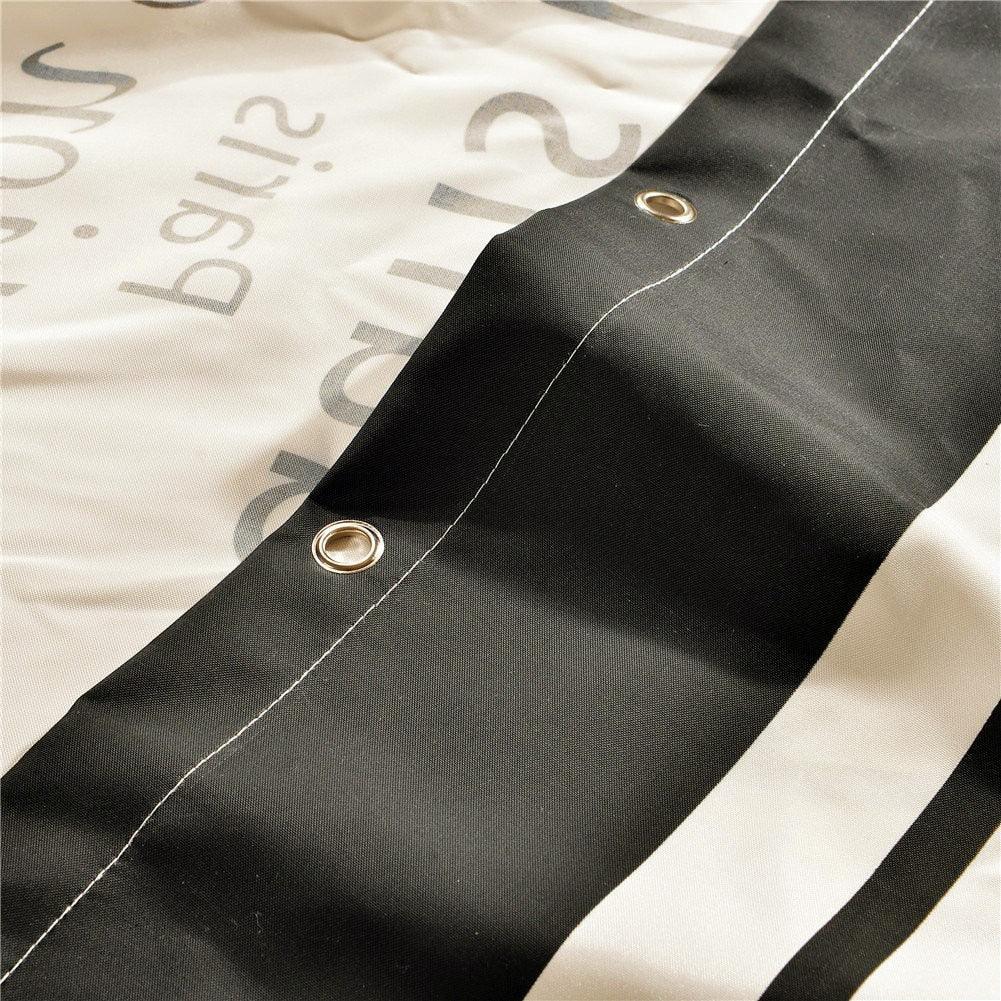 Thickened waterproof shower curtain Sanitary Partition Curtain Bath Shower Curtain Polyester cloth Bathroom Curtain Curtain (B&2)(B&4)(1U65)