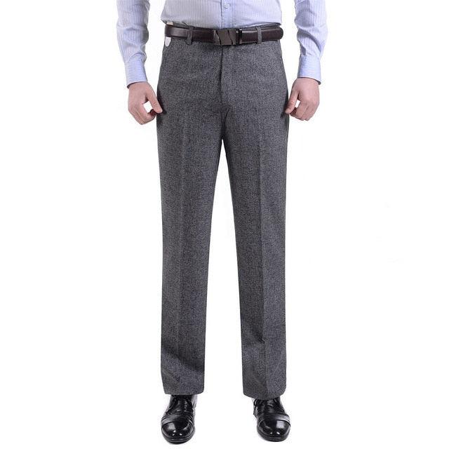 Great Men Thin Suit Pants - Formal Business Trousers - Straight Style Long Pants (TG1)(F9)(F10)