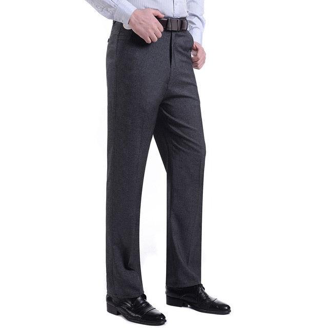 Great Men Thin Suit Pants - Formal Business Trousers - Straight Style Long Pants (TG1)(F9)(F10)