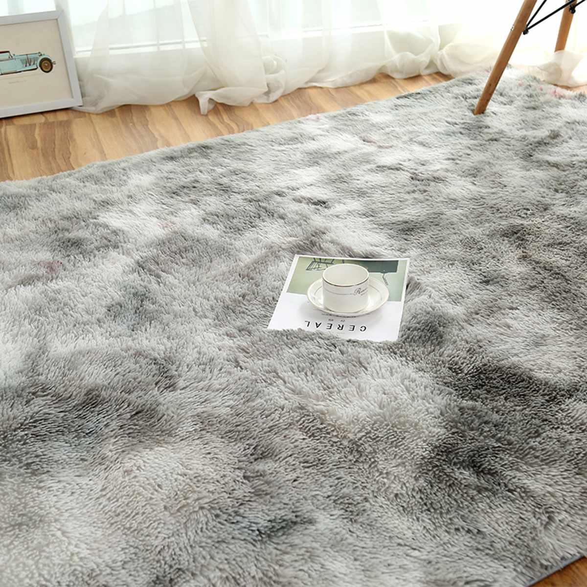 Tie Dyed New Carpet Floor Rug European Fashion Bedroom Carpet Window Bedside Mat Nordic Minimalist Rug (D68)(RU2)(RU3)(1U68)