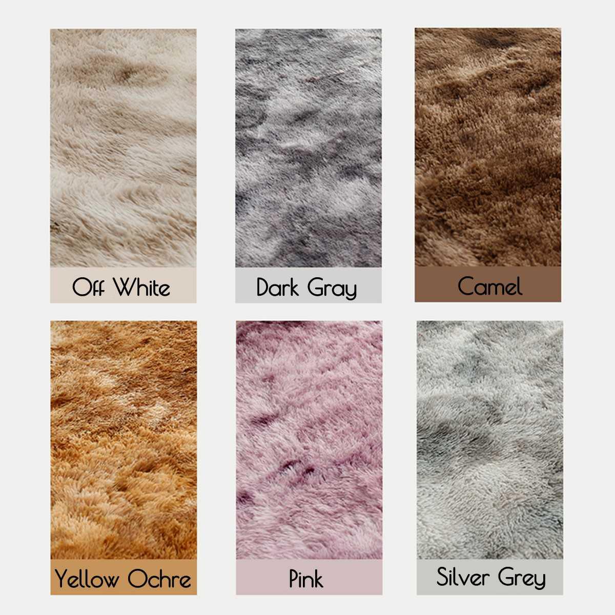 Tie Dyed New Carpet Floor Rug European Fashion Bedroom Carpet Window Bedside Mat Nordic Minimalist Rug (D68)(RU2)(RU3)(1U68)