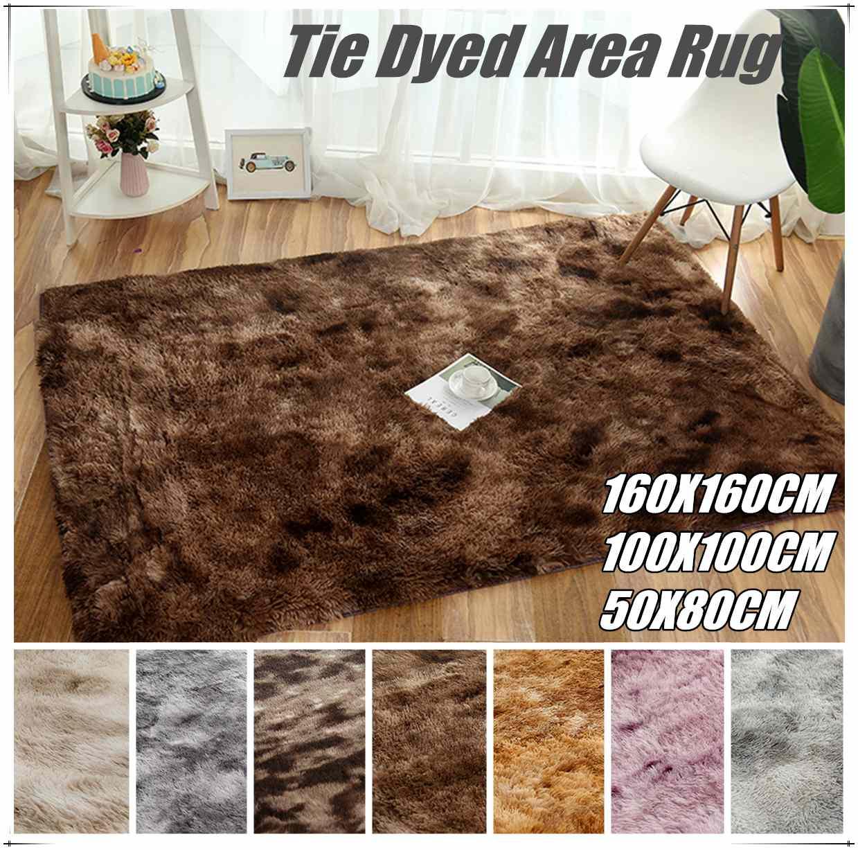 Tie Dyed New Carpet Floor Rug European Fashion Bedroom Carpet Window Bedside Mat Nordic Minimalist Rug (D68)(RU2)(RU3)(1U68)