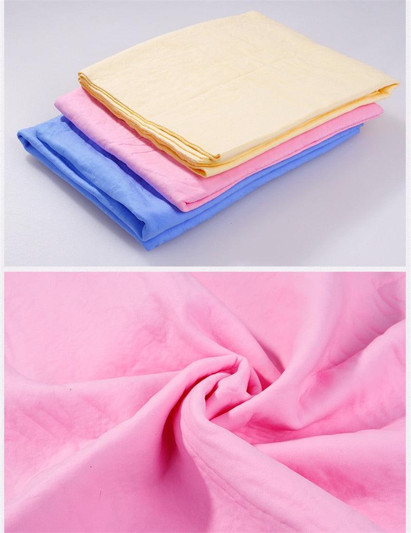 Pet Dog Puppy Ultra-Absorptive Bath Towel - Portable Strong Suction Multipurpose Outdoor Pet Towel (3W2)(F72)