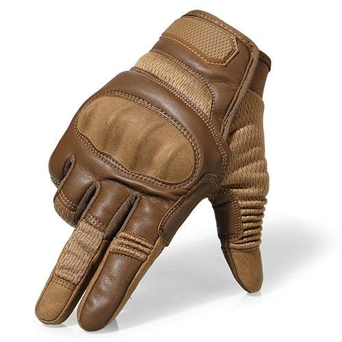 Touch Screen Hard Knuckle Tactical Gloves - Army Military Combat Outdoor Climbing Glove (4AC1)(F103)