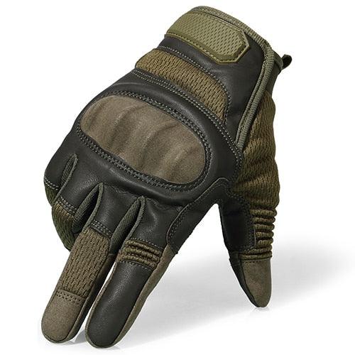Touch Screen Hard Knuckle Tactical Gloves - Army Military Combat Outdoor Climbing Glove (4AC1)(F103)