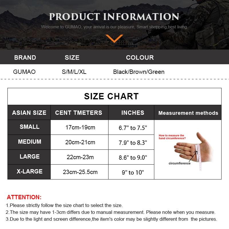 Touch Screen Hard Knuckle Tactical Gloves - Army Military Combat Outdoor Climbing Glove (4AC1)(F103)