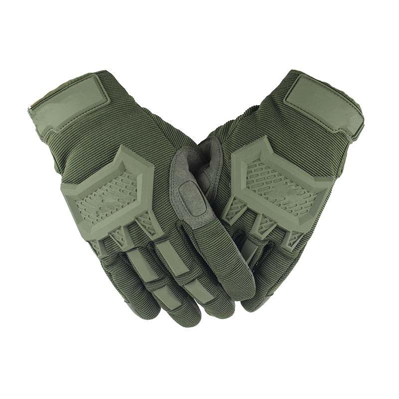 Great Touch Screen Tactical Gloves - Men's Sports Military Special Forces Full Finger Gloves (4AC1)(F103)