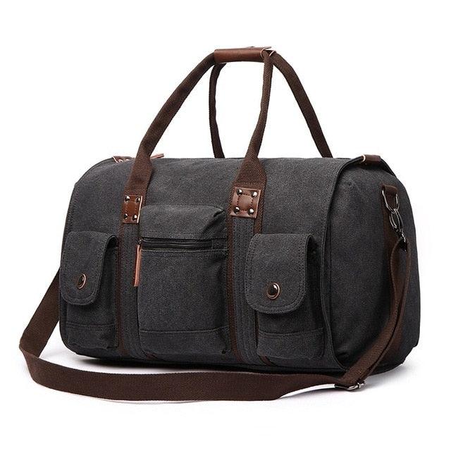 Travel Bag - Large Capacity Hand Luggage Travel Duffle Bags - Canvas Weekend Bags (LT3)(F78)