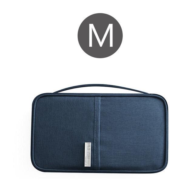 Travel Passport Cover - Waterproof Passport Holder - Multi-Function ID Document Wallet Organizer (LT8)