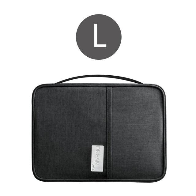 Travel Passport Cover - Waterproof Passport Holder - Multi-Function ID Document Wallet Organizer (LT8)
