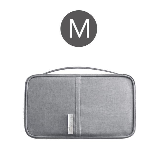 Travel Passport Cover - Waterproof Passport Holder - Multi-Function ID Document Wallet Organizer (LT8)
