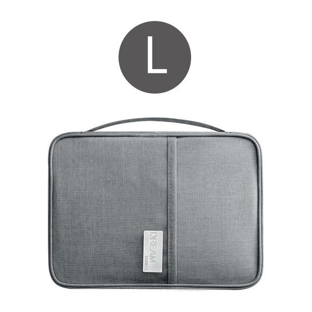 Travel Passport Cover - Waterproof Passport Holder - Multi-Function ID Document Wallet Organizer (LT8)