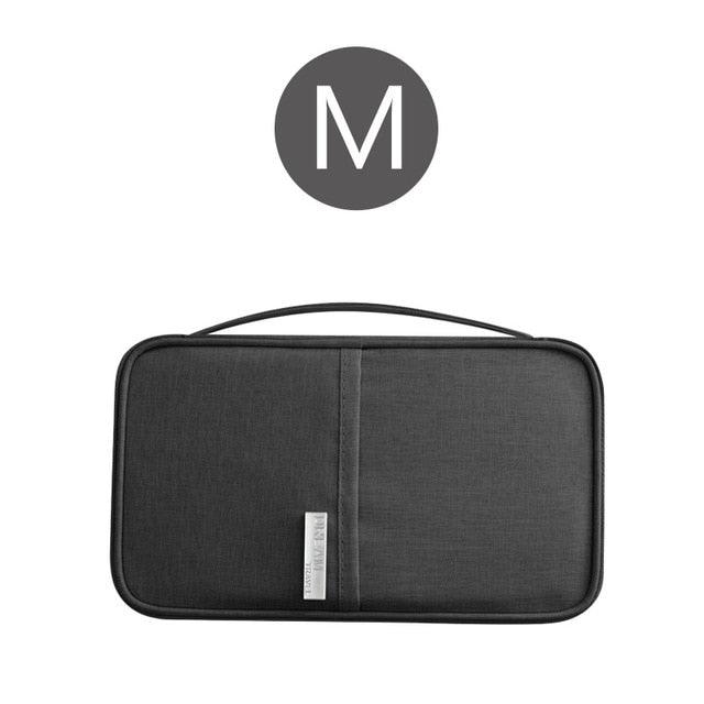 Travel Passport Cover - Waterproof Passport Holder - Multi-Function ID Document Wallet Organizer (LT8)