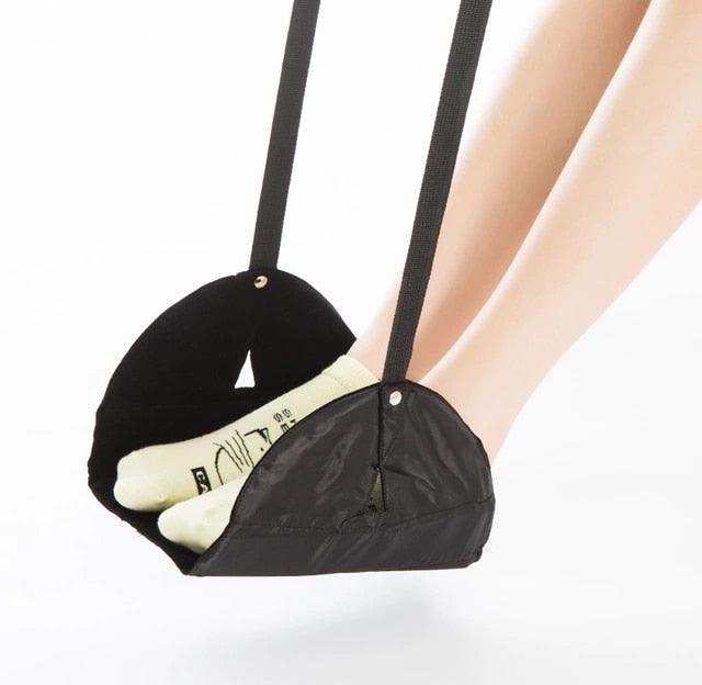 Travel Foot Hammock - Aviation Seat Foot Pad - Portable Chair office Home Foot Hammock (D79)(6LT1)