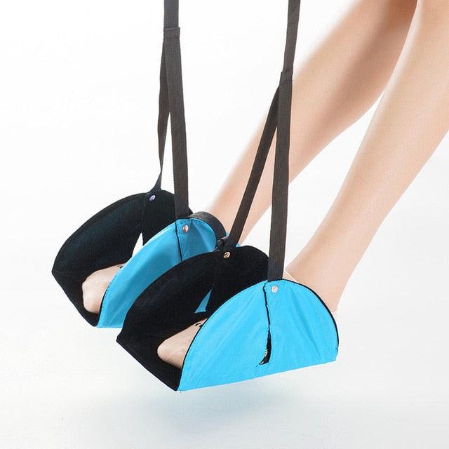 Travel Foot Hammock - Aviation Seat Foot Pad - Portable Chair office Home Foot Hammock (D79)(6LT1)