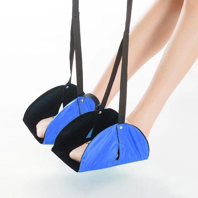 Travel Foot Hammock - Aviation Seat Foot Pad - Portable Chair office Home Foot Hammock (D79)(6LT1)