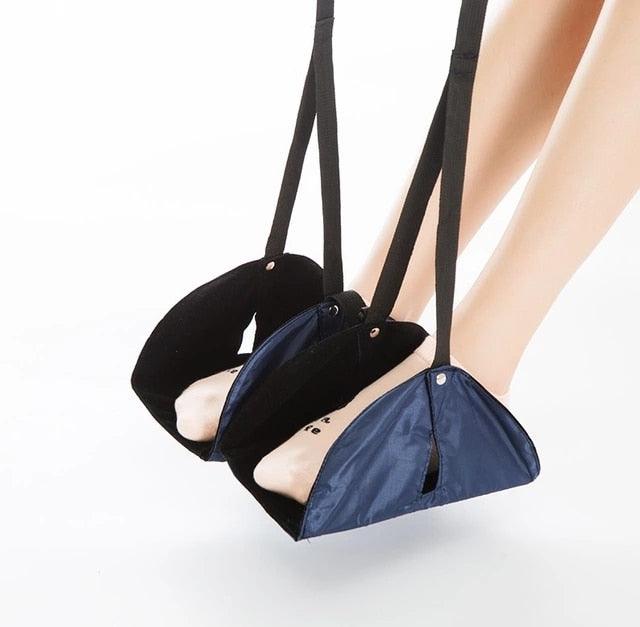 Travel Foot Hammock - Aviation Seat Foot Pad - Portable Chair office Home Foot Hammock (D79)(6LT1)