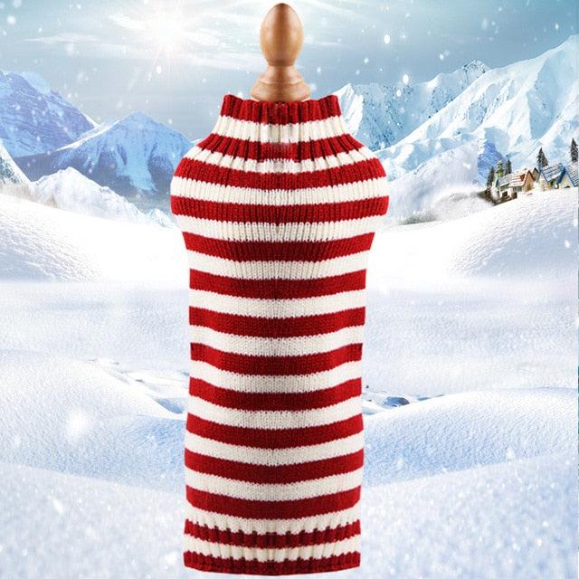 Twisted Rope Pure Color Small Dog Clothes - Winter French Bulldog Fleece Sweater Chihuahua Dachshund Jumpers (D69)(W4)