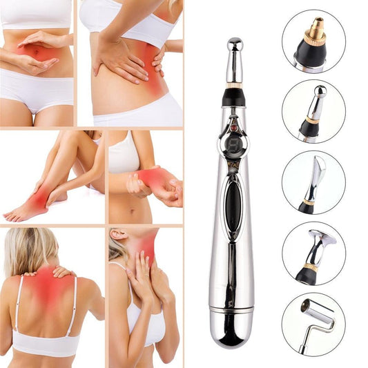 5 Heads Electronic Laser Acupuncture Pen Face Slimming Stick 9 Gears Body Slim Heal Massage Pens Skin Care (M5)(1U86)(F86)