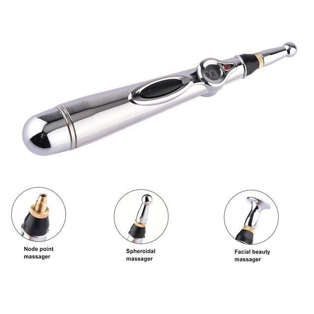 5 Heads Electronic Laser Acupuncture Pen Face Slimming Stick 9 Gears Body Slim Heal Massage Pens Skin Care (M5)(1U86)(F86)