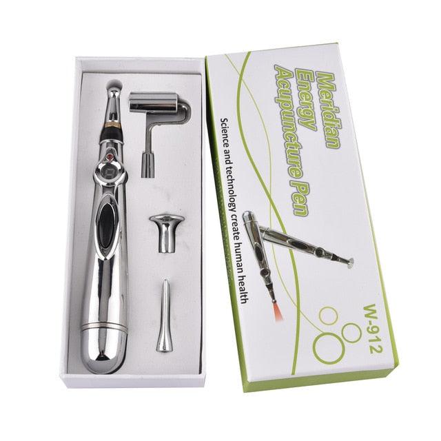 5 Heads Electronic Laser Acupuncture Pen Face Slimming Stick 9 Gears Body Slim Heal Massage Pens Skin Care (M5)(1U86)(F86)