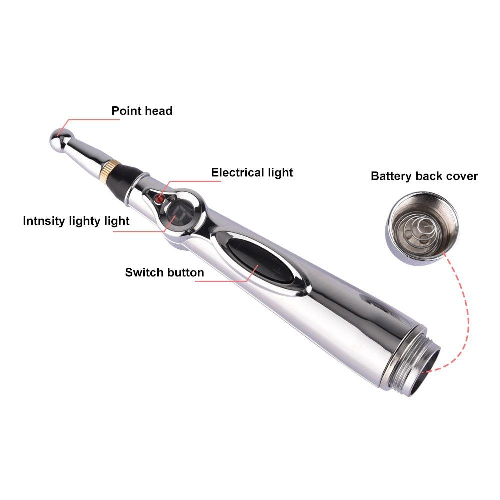 5 Heads Electronic Laser Acupuncture Pen Face Slimming Stick 9 Gears Body Slim Heal Massage Pens Skin Care (M5)(1U86)(F86)