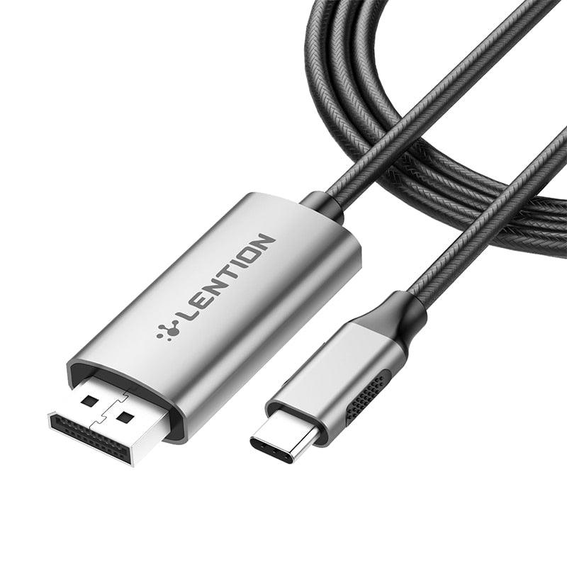 USB C to DisplayPort Cable Adapter (4K/60Hz) for MacBook Pro 13/15 (Thunderbolt 3), 2018 2019 iPad Pro/Mac Air (CA2)(1U52)(F52)