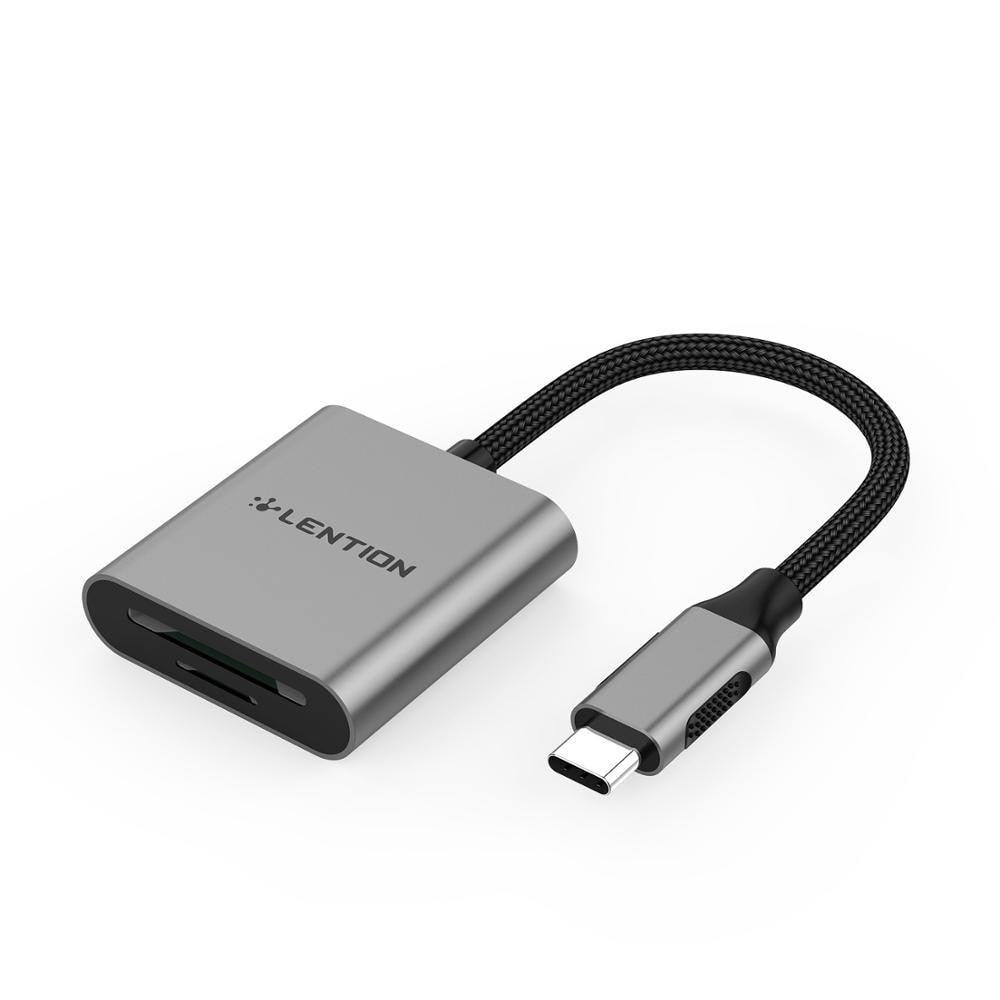 USB C to SD/Micro SD Card Reader, Type C SD 3.0 Card Adapter for 2020-2016 MacBook Pro 13/15/16 Samsung S20/S10/S9/S8/Plus/Note (CA2)(1U52)