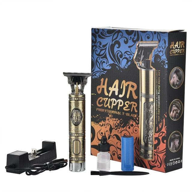 USB Rechargeable Hair Clipper Professional Hair Trimmer Cordless Electric Shaver Razor Trimmer (BD6)(1U45)