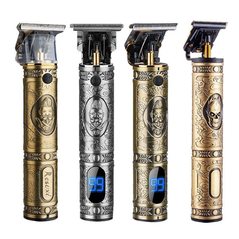 USB Rechargeable T9 Trimmer Barber Hair Clipper Washable Electric Trimmer Rechargeable Trimmer Mini Shaver (D45)(BD6)(1U45)