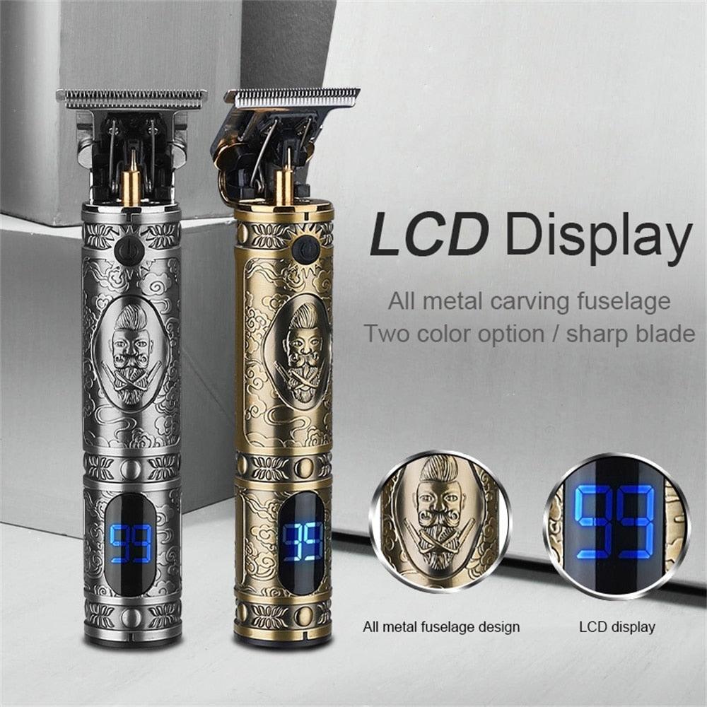 USB Rechargeable T9 Trimmer Barber Hair Clipper Washable Electric Trimmer Rechargeable Trimmer Mini Shaver (D45)(BD6)(1U45)