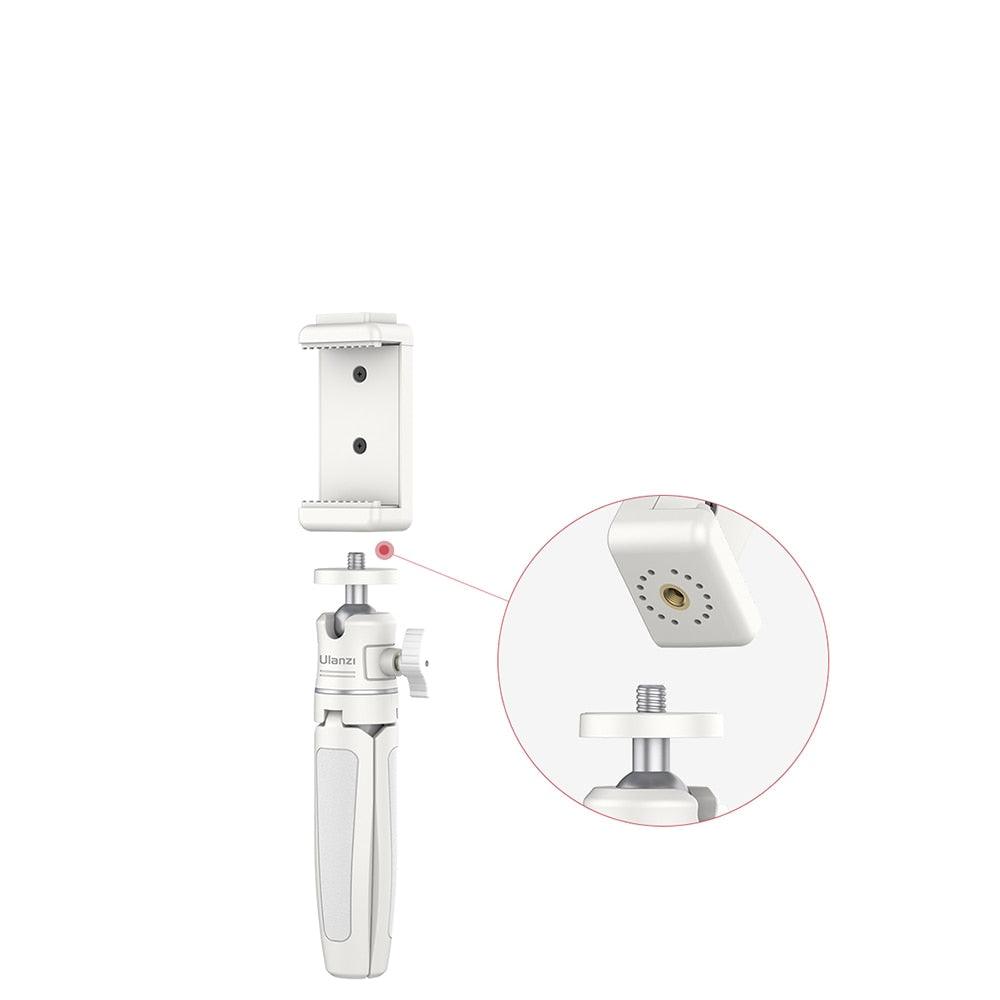 MT-08 Mini Smartphone DSLR Tripod for Sony ZV1 Canon M50 Cold Shoe Tripod Mount for LED Light Microphone Vlog Tripod Kit (RS)(MC7)(1U50)