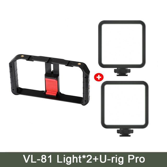 VIJIM VL81 3200k-5600K 850LM 6.5W Dimmable Mini LED Video Light Smartphone SLR Camera Rechargeable Vlog Fill Light (D54)(MC7)(1U54)
