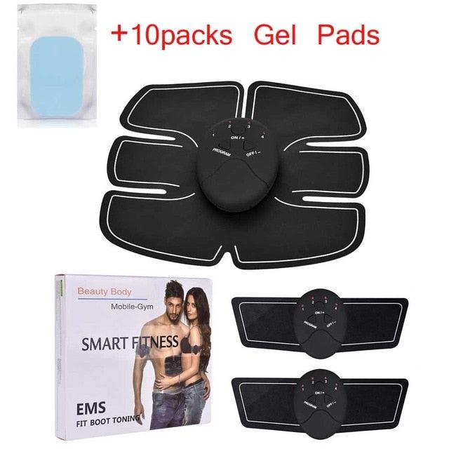 Unisex EMS Wireless Muscle Stimulator Trainer Smart Fitness Abdominal Training Electric Weight Loss (FH)(1U80)
