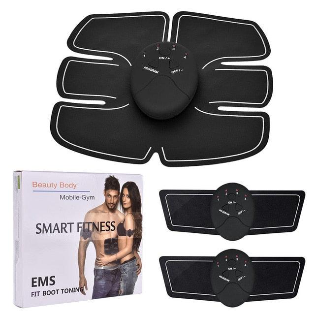 Unisex EMS Wireless Muscle Stimulator Trainer Smart Fitness Abdominal Training Electric Weight Loss (FH)(1U80)