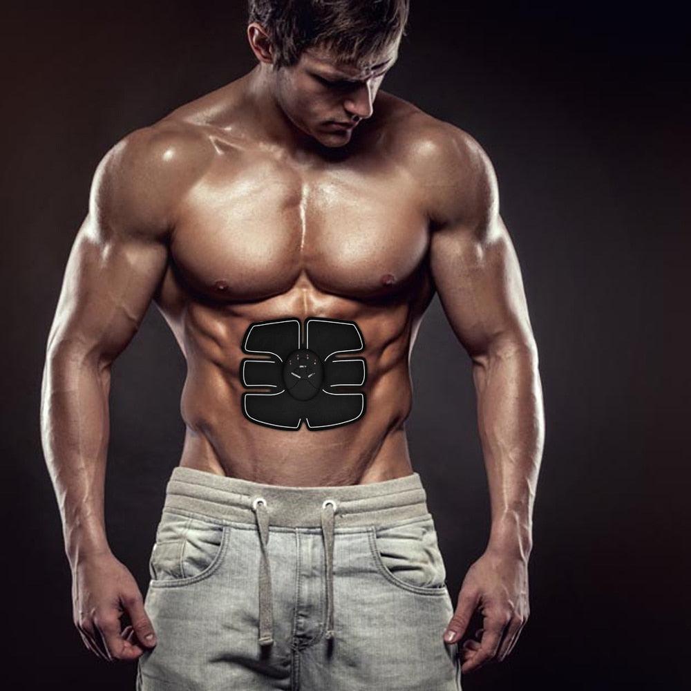 Unisex EMS Wireless Muscle Stimulator Trainer Smart Fitness Abdominal Training Electric Weight Loss (FH)(1U80)